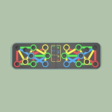 Multifunctional foldable push-up stand