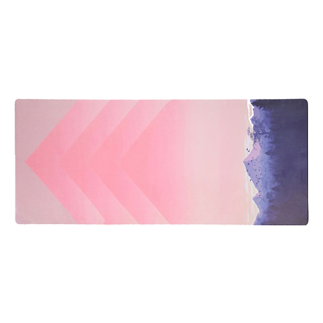 Mountain and flat yoga non-slip mat