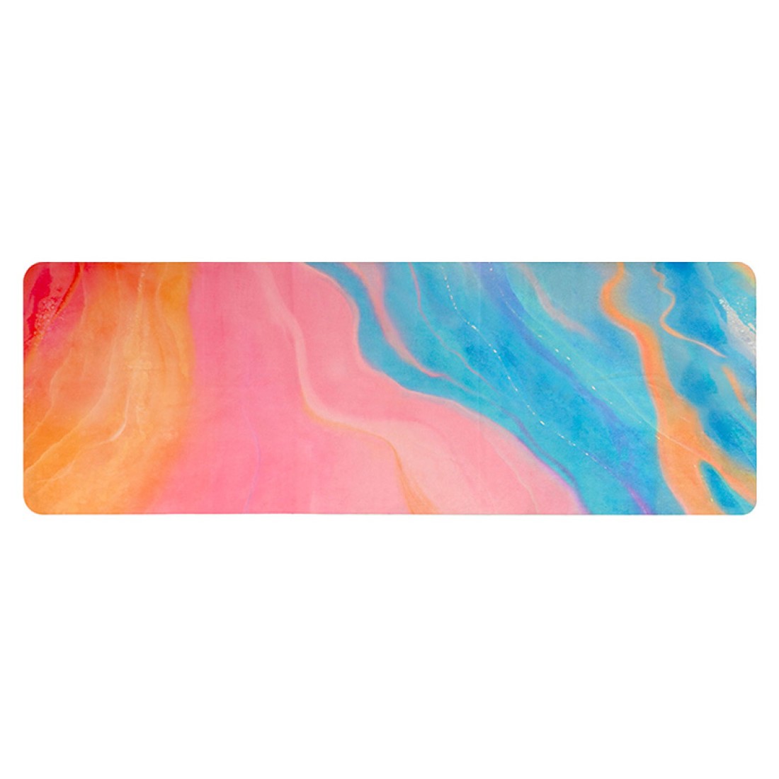 Travel-specific non-slip portable yoga mat