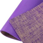 Printed eco-friendly natural jute yoga mat